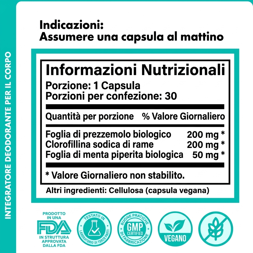 Deox™ – Formula per neutralizzare i cattivi odori