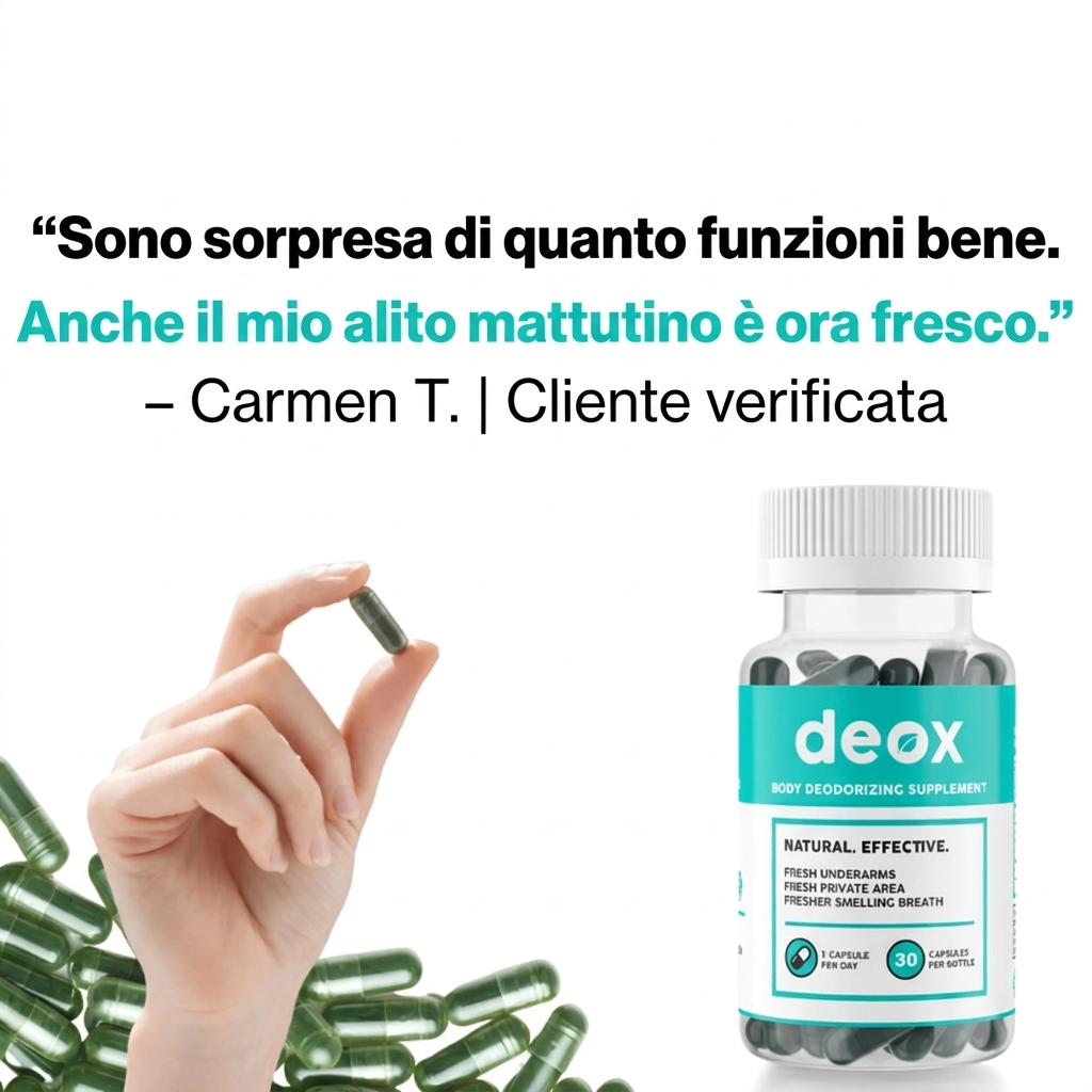 Deox™ – Formula per neutralizzare i cattivi odori
